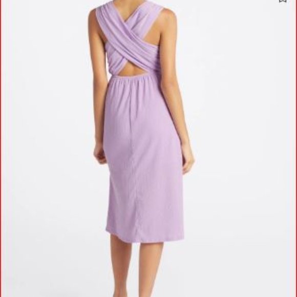 Kaileigh Dresses & Skirts - Kaileigh Lavender Light Purple Dress Casual Brunch Wedding Date Dinner